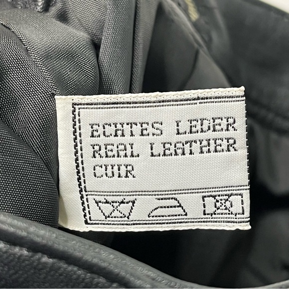 Black Leather Skirt by Images. Size 10 - Picture 4 of 14